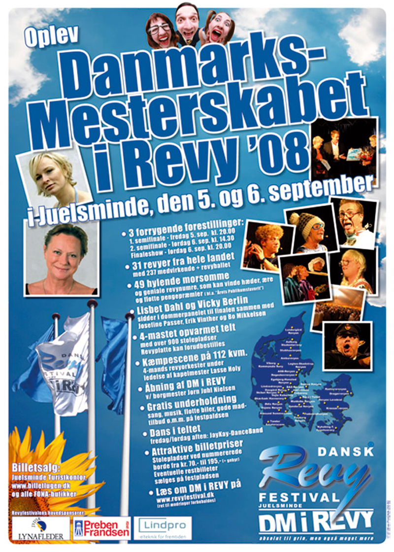 Plakat DM i Revy 2008